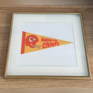 NFL Team Vintage Pennant Flags Framed 11x13
